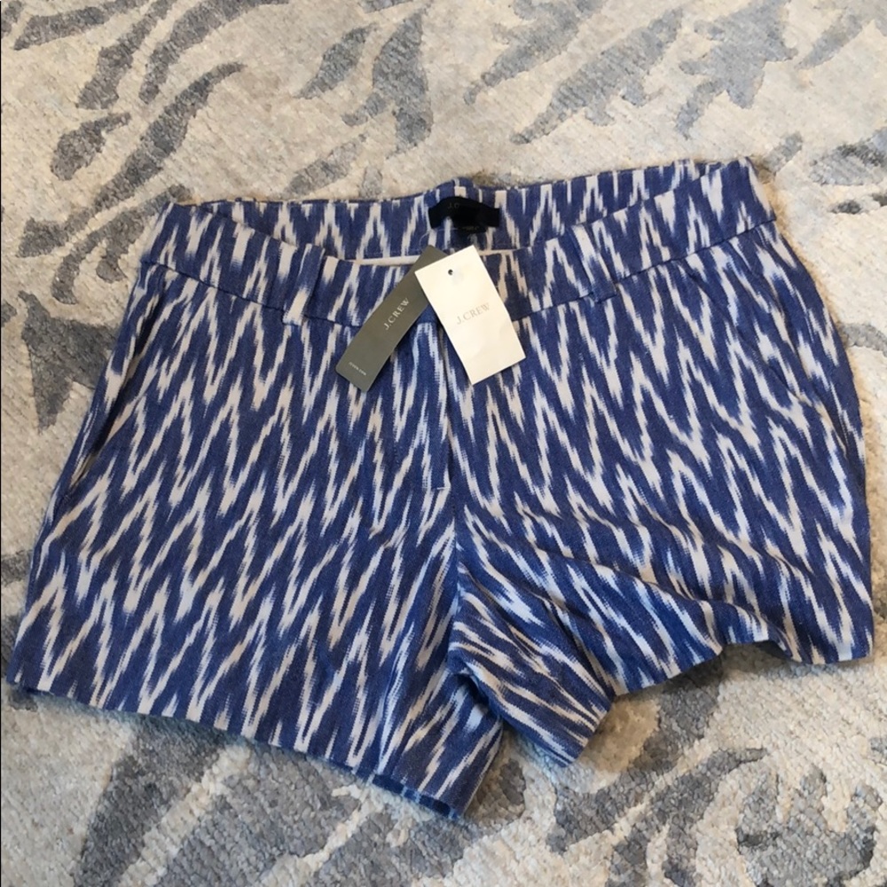 J.Crew printed linen shorts